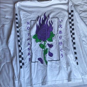 White long sleeve shirt